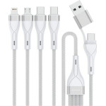 4smarts Cable USB-C/USB-A 4w1 1.2m white - (541024)