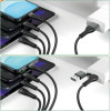 4smarts Cable USB-C/USB-A 4w1 1.2m black - (541023)