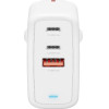 4smarts Mains charger Flex 65W 2xUSB-C + 1xUSB-A white - (544065)