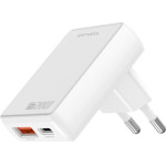 4smarts Wall Charger FlatPlug Duos 20W GaN USB-C + USB-A white - (546020)