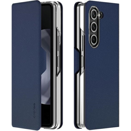 Araree Bonnet Diary Case Sam Z Fold5 F946 ash blue - (AR10-01766B)