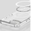 Araree Duple M MagSafe case for iPhone 16e transparent - (AR20-02298A)