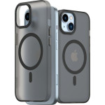 Araree case Aero Frame iPhone 15 / 14 /13 6.1 transparent-black/clear black - (AR20-01828D)