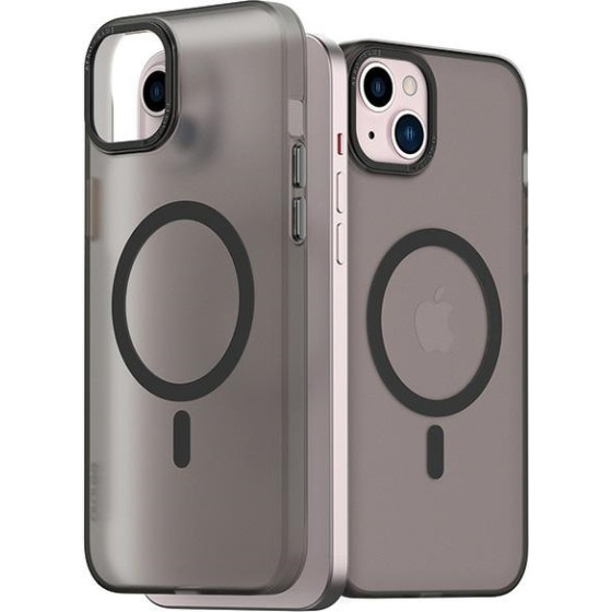 Araree case Aero Frame iPhone 15 Plus /14 Plus 6.7 transparent-black/clear black - (AR20-01840D)