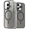 Araree case Aero Frame iPhone 15 Pro6.1 transparent-black/clear black - (AR20-01850D)