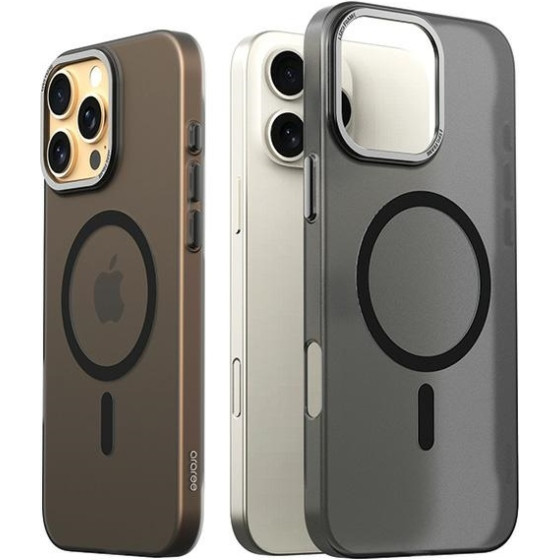 Araree case Aero Frame iPhone 16 Pro Max6.9 transparent-black/clear black - (AR20-02122A)