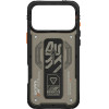 Skinarma case Aegis for iPhone 17 Pro Max Magnetic Charging + Grip Stand grey - (SK-2025IPP6.9-AEGIS-GRY)