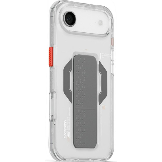 Skinarma Haxa Case for iPhone Air Magnetic Charging + Grip Stand Transparent - (SK-2025IP6.6-HAXA-CLR)