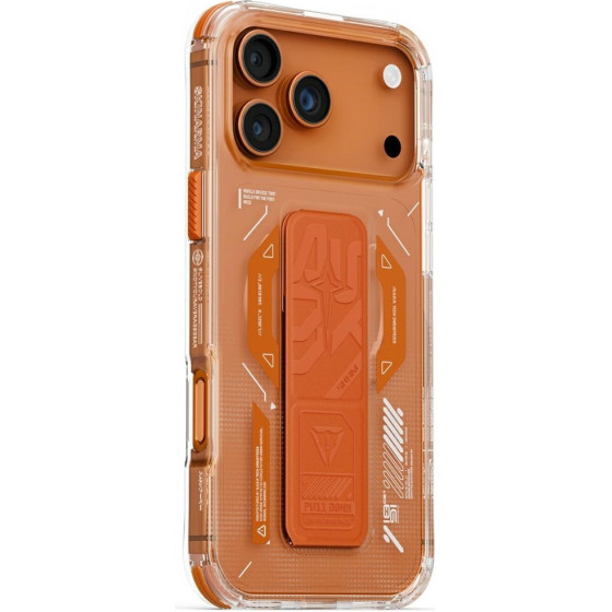 Skinarma Helio Case for iPhone 17 Pro Max Magnetic Charging + Grip Stand Orange - (SK-2025IPP6.9-HELIO-ORG)