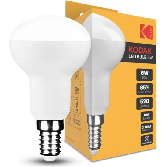 KODAK Max LED Izzo ����� R50 6W E14 120� 6000K (520 lumen)
