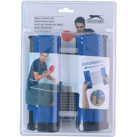 Slazenger - Adjustable table tennis net (blue / black) - (871125218595)
