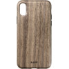 Laut PINNACLE - Case for iPhone XR with natural wood (Walnut) - (LAUT_IP18-M_PI_BR)