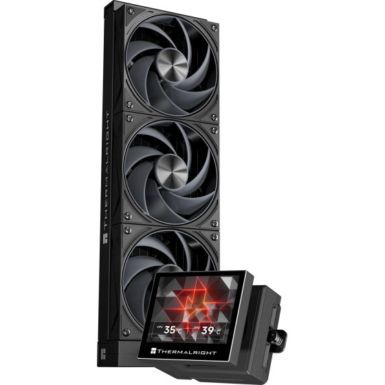 Thermalright Water Cooling Stream Vision 360 Black - 3.5 Inch Full Color Lcd Display - (STREAM-VISION-360-BK)