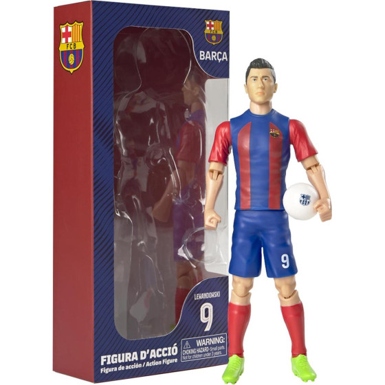 Banbo Toys: Fc Barcelona Soccer - Robert Lewandowski Action Figure (20cm) (83569)