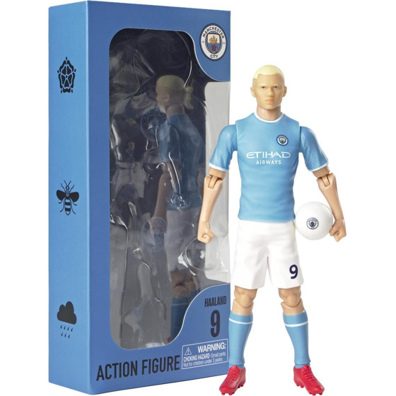 Banbo Toys: Manchester City Soccer - Erling Haaland Action Figure (20cm) (83323)