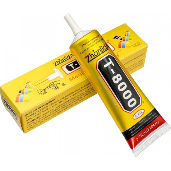 Zhanlida Universal Glue Cellphone Repair T-8000, 110ml, Clear