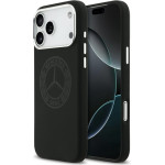 MERCEDES Etui Silicone Vintage Logo Magsafe Do Iphone 17 Pro Max Czarny - (MEHMP17X25LSOVILK)
