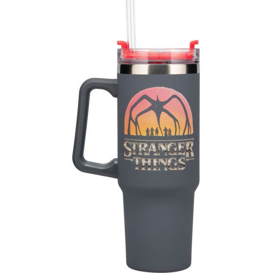 Paladone: Stranger Things 5 - 900ml Insulated Cup And Straw (PP14605ST)