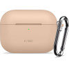 Tech-Protect Silicone Hook Apple Airpods Pro 3 Caffe LATTE