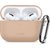 Tech-Protect Silicone Hook Apple Airpods Pro 3 Caffe LATTE