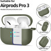 Tech-Protect Silicone Hook Apple Airpods Pro 3 Olive GREEN