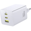Baseus Enerfill FE11 2 x USB-C / USB-A 100W Wall Charger - White - (P10182102213-00)