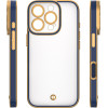 TFO Silky Gold Case For Iphone 15 Pro 6,1'' blue