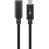 Goobay USB-C Extension Cable Usb 3.2 Generation 2, 1 m, Black - (61038)