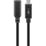 Goobay USB-C Extension Cable Usb 3.2 Generation 2, 1 m, Black - (61038)