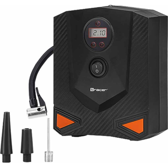 Tracer Electronic Manometer Dc 12V With Lcd Screen For CAR/MOTOR/BIKE/Ball 120W - (TRAKOM47450)