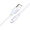 Kakusiga ������� Lightning �� Usb KSC-421, 2.8A, 480Mbps, 2m, ����� - (KSC-421-L-WH)