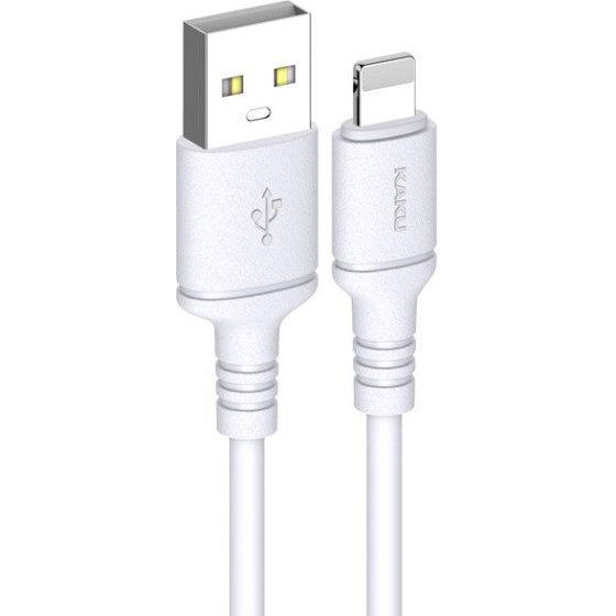 Kakusiga ������� Lightning �� Usb KSC-421, 2.8A, 480Mbps, 2m, ����� - (KSC-421-L-WH)