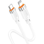 Kakusiga ������� Lightning �� USB-C KSC-995, ���������, 30W, 480Mbps, 1m, ����� - (KSC-995-LC-WH)