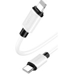 Kakusiga ������� Lightning �� USB-C KSC-998, ���������, 30W, 480Mbps, 1m, ����� - (KSC-998-LC-WH)