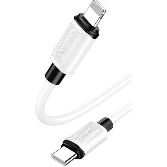 Kakusiga ������� Lightning �� USB-C KSC-998, ���������, 30W, 480Mbps, 1m, ����� - (KSC-998-LC-WH)