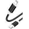 Kakusiga ������� Lightning �� USB-C KSC-998, ���������, 30W, 480Mbps, 1m, ����� - (KSC-998-LC-BK)