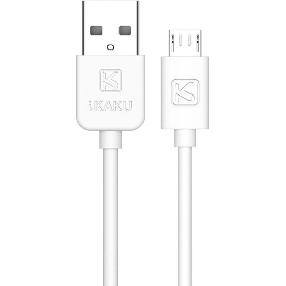 Kakusiga ������� Micro Usb �� Usb KSC-332, 2.4A, 480Mbps, 2m, ����� - (KSC-332-M-WH)