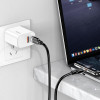 Kakusiga ������� USB-C �� USB-C KSC-995, ���������, 100W, 480Mbps, 1m, ����� - (KSC-995-CC-WH)