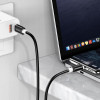 Kakusiga ������� USB-C �� USB-C KSC-998, ���������, 100W, 480Mbps, 1m, ����� - (KSC-998-CC-WH)