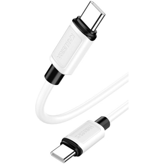 Kakusiga ������� USB-C �� USB-C KSC-998, ���������, 100W, 480Mbps, 1m, ����� - (KSC-998-CC-WH)