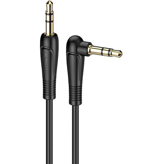 Kakusiga ������� ���� 3.5mm KSC-521, AUX, 90�, Hifi 1m, ����� - (KSC-521-BK)