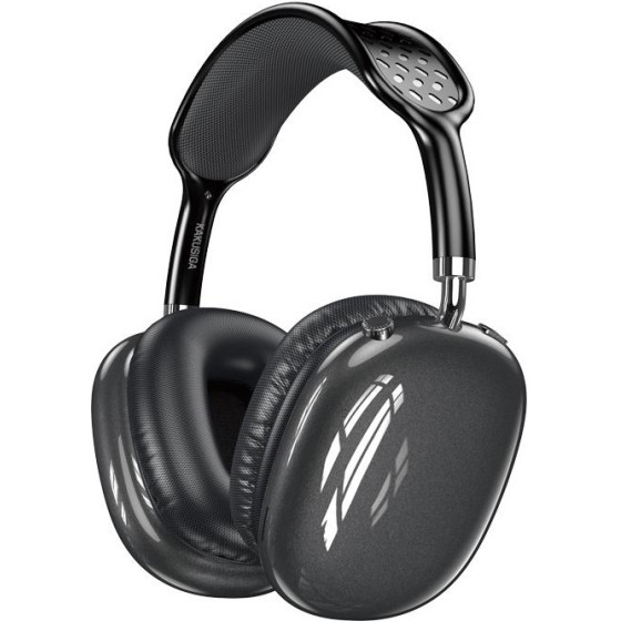 Kakusiga Headphones KSC-1466, �������� & ���������, Micro SD, 40mm, 400mAh, ����� - (KSC-1466-BK)
