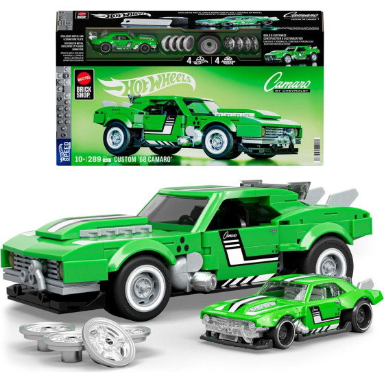 Mattel Hot Wheels: Speed Series Brick Shop - Camaro By Chevrolet Custom 68 Camaro Vehicle (JFT16)