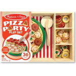 Melissa & Doug Pretend Play: Wood - Pizza Party (6074863)