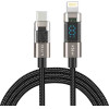 Lito - Data Cable - Lightning To Type-C, 36W High Speed Charging, Led Display, 1.2m - Black - (LD09CL)