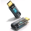 Techsuit - Adapter Databoost (A23) - USB-C, Led Digital Display, 40Gbps, 8K@60Hz, PD240W - Gray