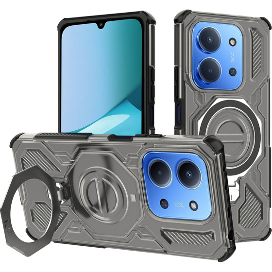 Techsuit - Carbon Shield Pro - Xiaomi Redmi 15C 4G / Redmi 15C 5G - Smoke Black