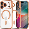 Techsuit - Luxury Crystal Magsafe - Iphone 17 Pro Max - Orange