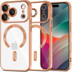 Techsuit - Luxury Crystal Magsafe - Iphone 17 Pro Max - Orange