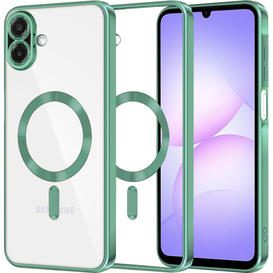 Techsuit - Luxury Crystal Magsafe - Samsung Galaxy A07 4G - Light Green